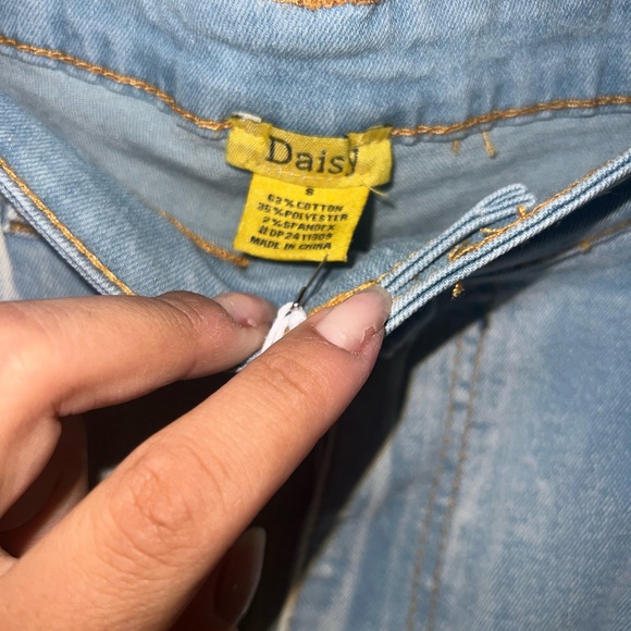 Boutique daisy  Light Blue Cargo Shorts - Picture 4 of 5